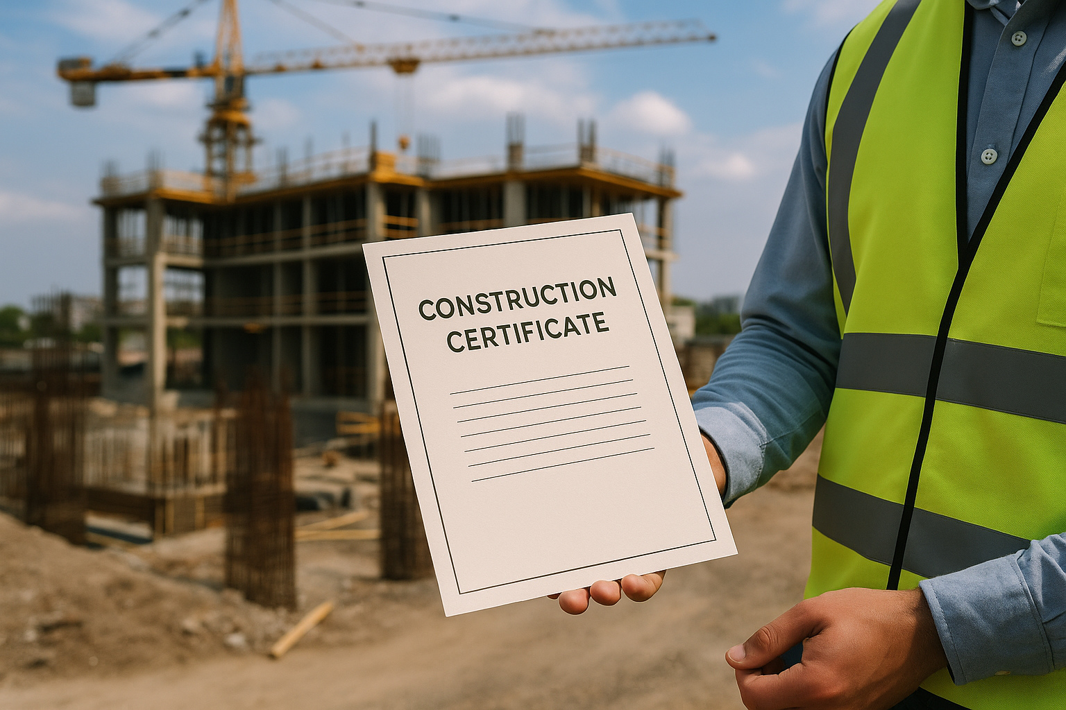 What is a construction certificate (CC)?