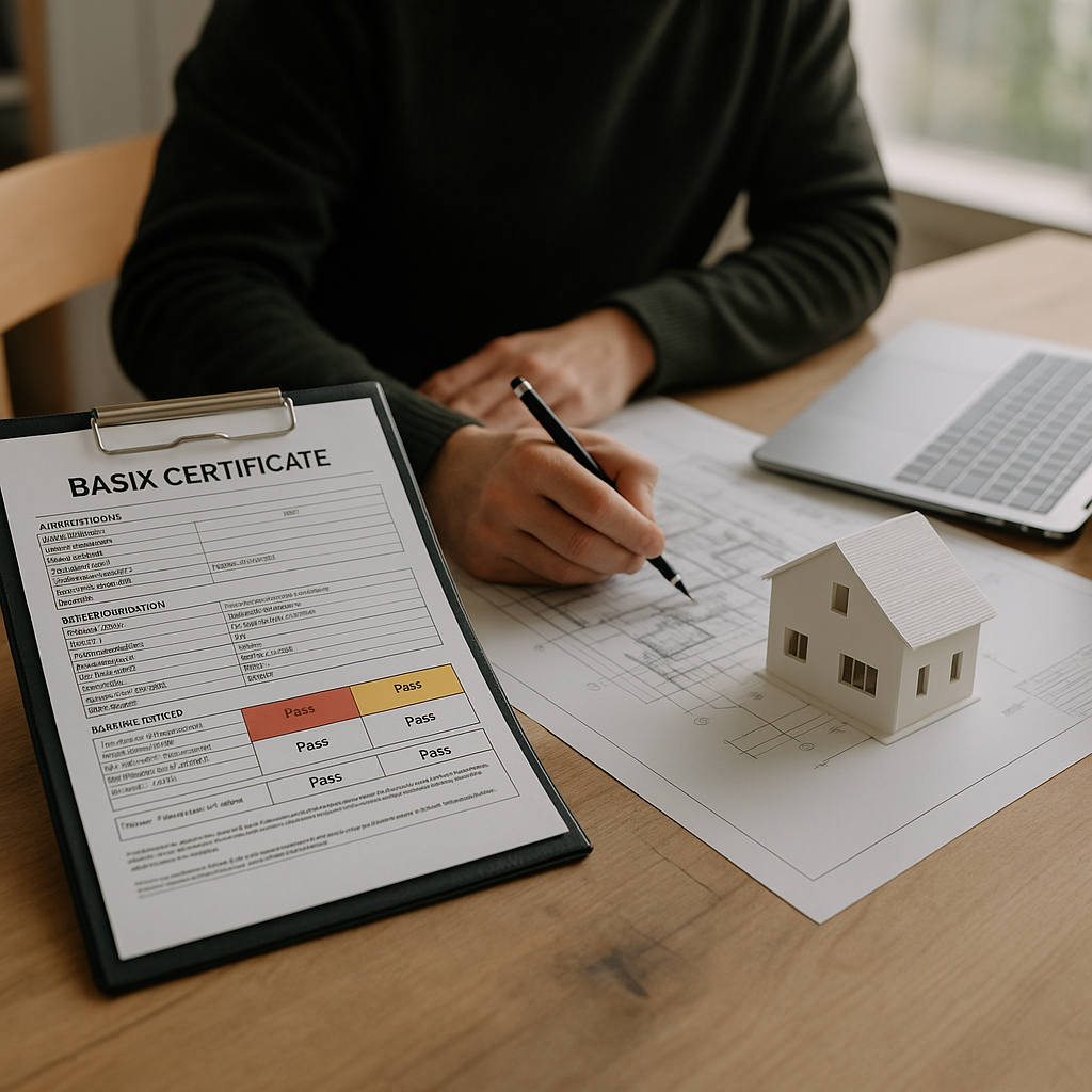 How do BASIX certificates work in building design?